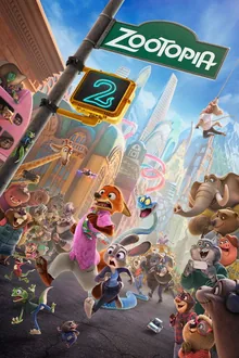 Poster artwork for the animated film Zootopia 2